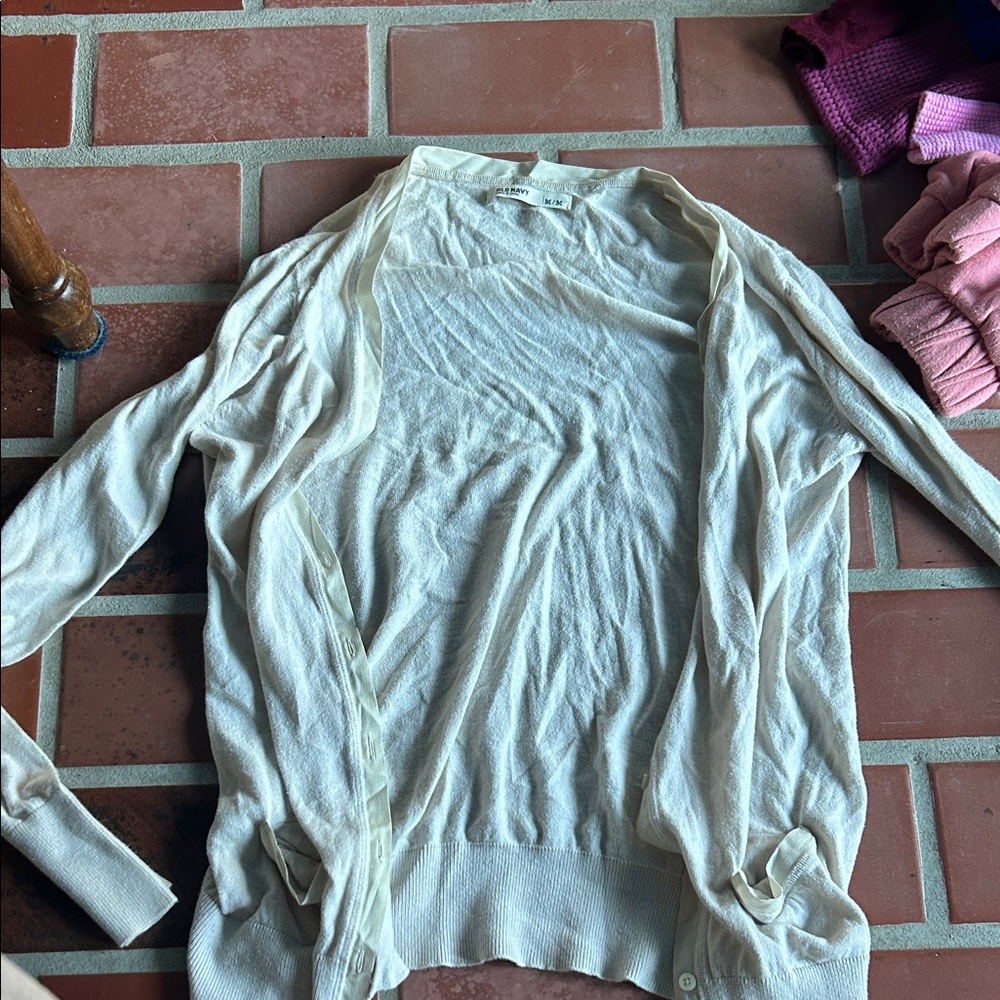 Old Navy Cream Women's Cardigan